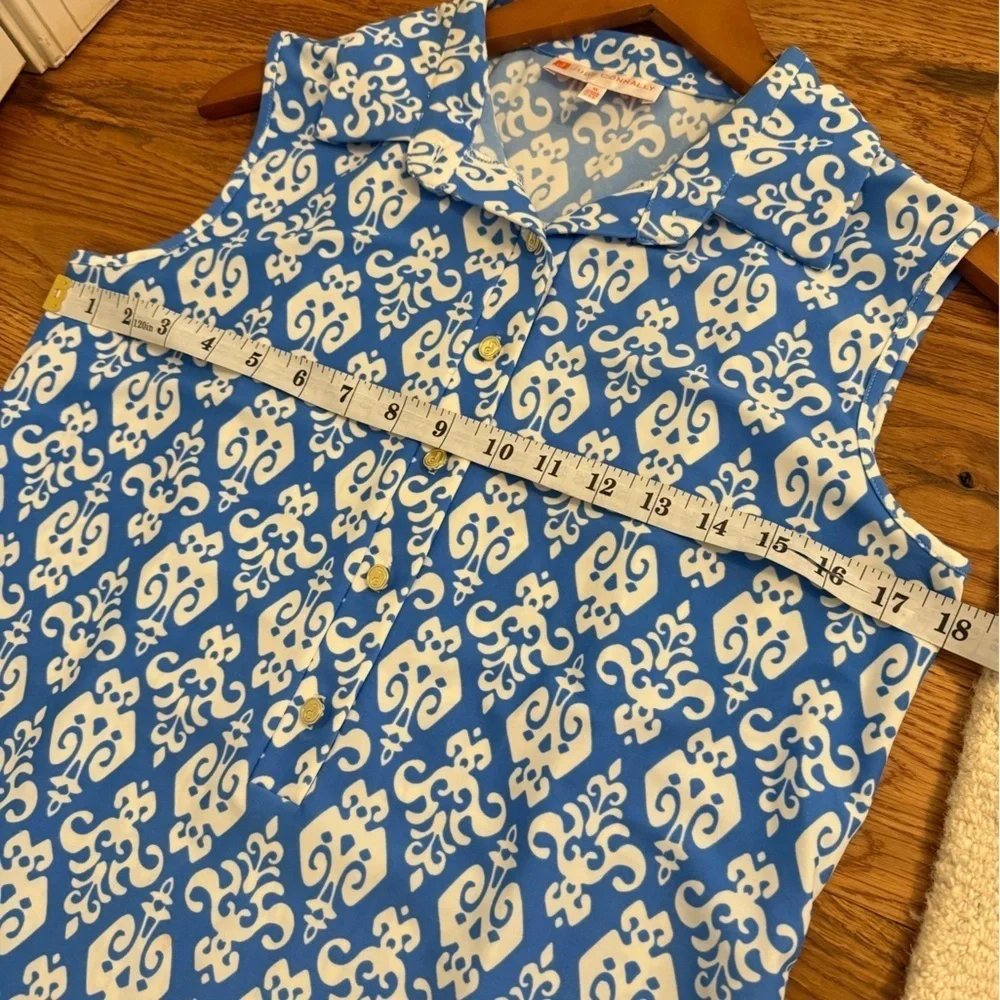 Jude Connally Jude Cloth Dress - Fleur De Lis Print size Medium, Hemmed